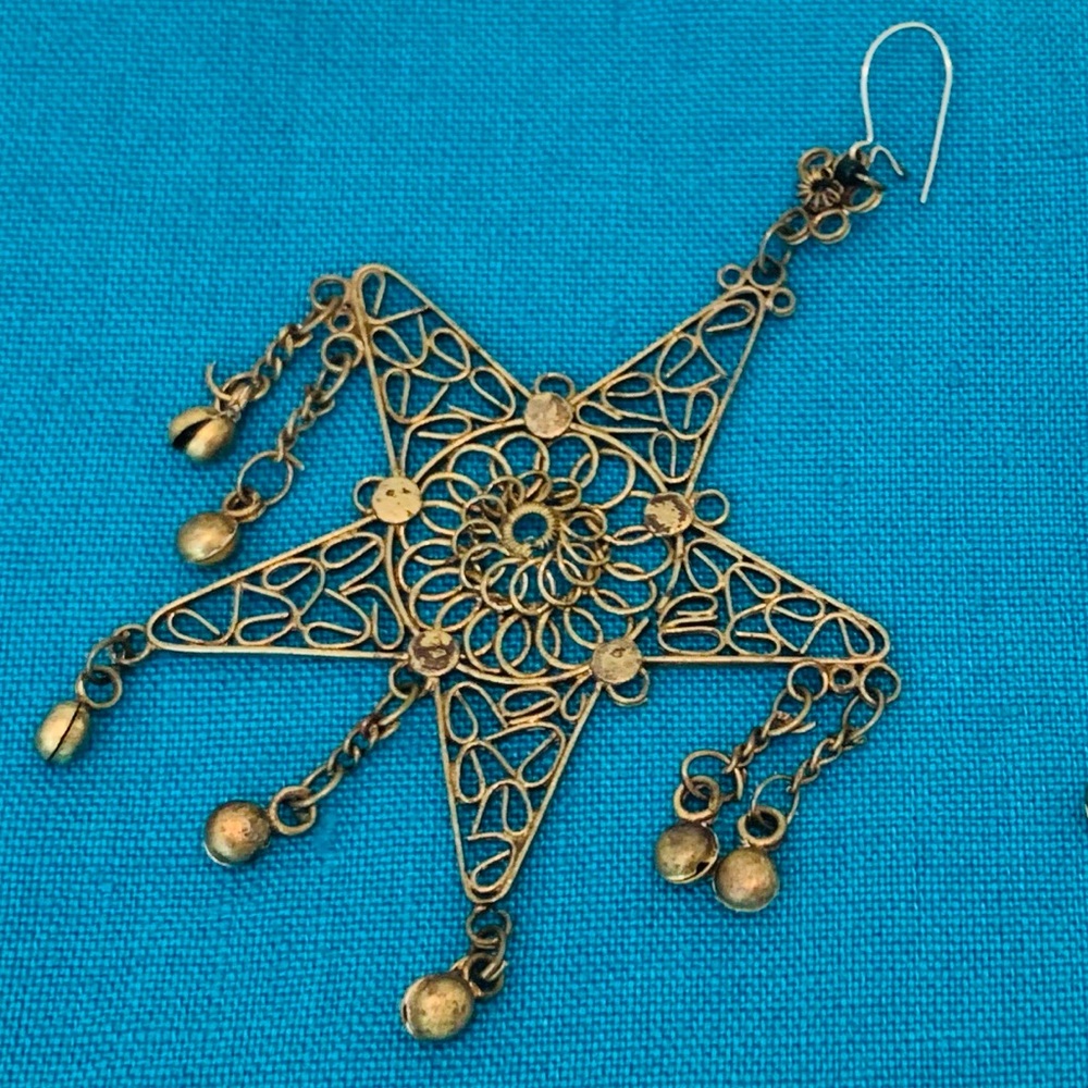 Vintage Bohemian Star Earrings